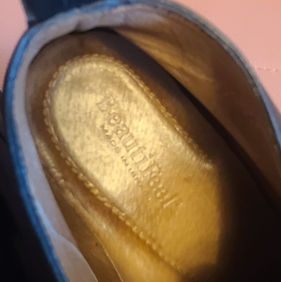 BeautiFeel Black Leather Buttoned Ankle Booties, GUC - Picture 10 of 11